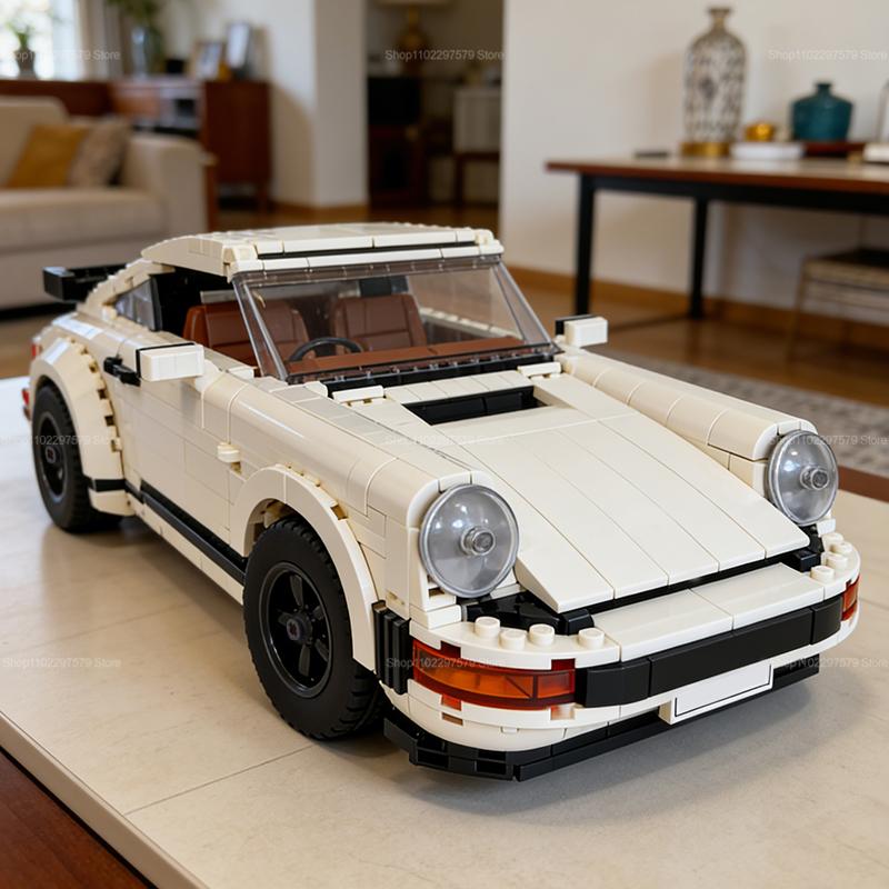 1458PCS Retro Car Building Blocks Set 2in1 Race Car Classic Car STEM Toy for Kids Teens Adults Creative DIY Gift for Christmas