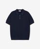 Tienjiti W Cable Polo Washable Knit (Navy) Tnsw6E206N2