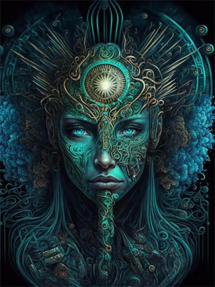 Dream Woman Diamond Art Girl Fairy 5D Full Round New 2023 Diamond Painting Portrait Painting Children's Hobbies