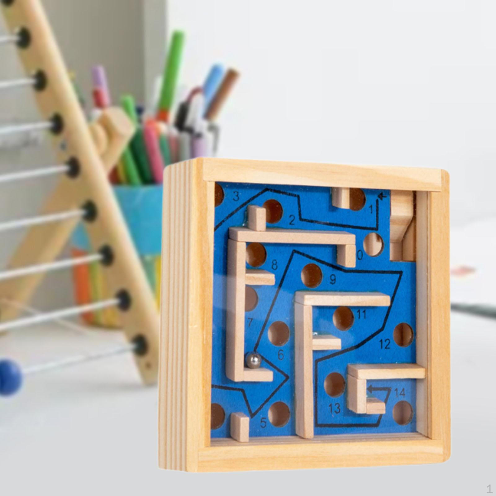 

Игра-лабиринт для детей, катающийся шарик-лабиринт, занятие для детей от 3 лет Blue