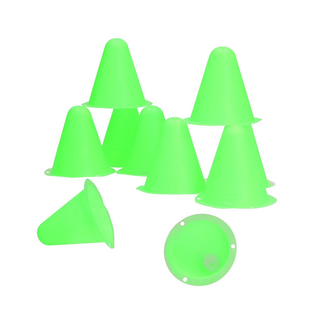 10pcs/lots Skate Marker High Elasticity Lightweight Soccer Training Cones Wear-Resistant Marking Barrier for Basketball Games