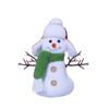 Cute Plush Snowman Doll Toy Sitting Merry Christmas Decorations  Home Decoration
