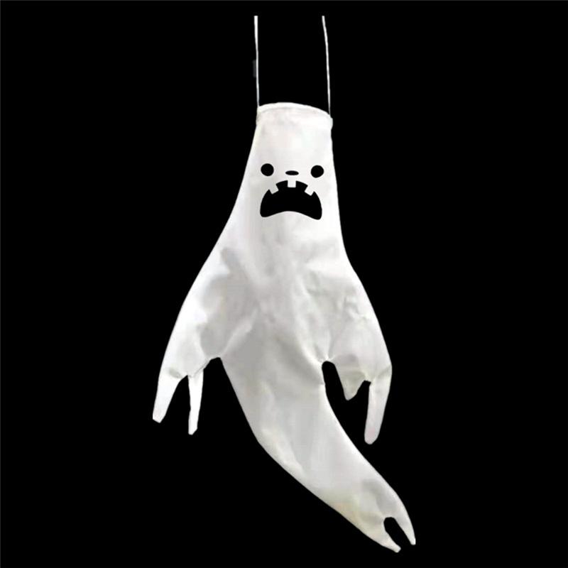 AD23-Halloween Decorative Venue Layout Props, Ghost Fan LED Glow Ghost Pendant Pendant Hanging Decoration
