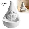 Christmas Table Decor 3D Printed Gnome Candy Bowl, Nordic Faceless Dish, Decorative Aromatherapy Holder Tabletop Key Bowl for Tiered Tray, Mantel,