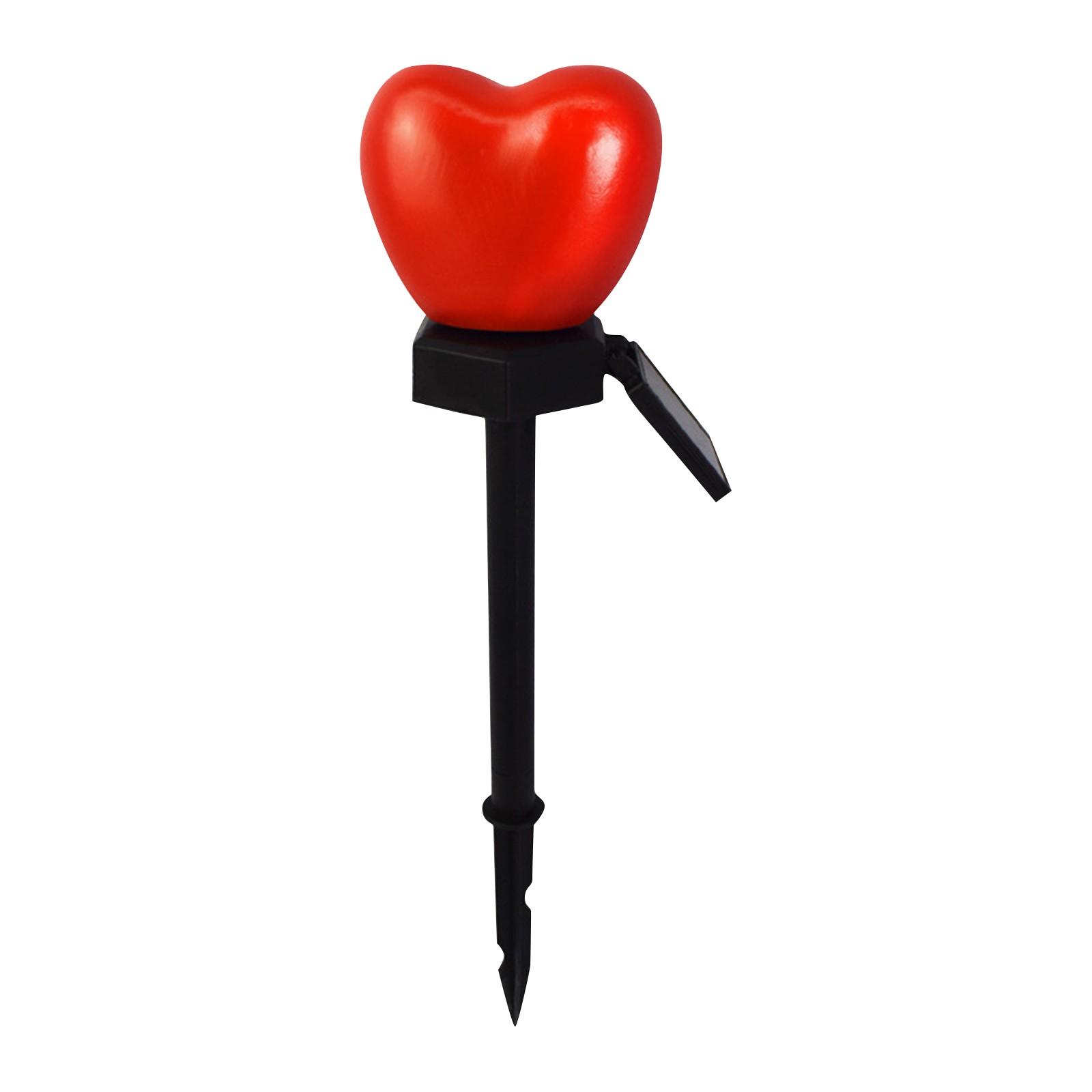 

Украшения на День святого Валентина, Огни на День святого Валентина, Декор на День святого Валентина, Светодиодные уличные на солнечной батарее, Светодиодный уличный светильник в форме сердца на солнечной батарее One Size