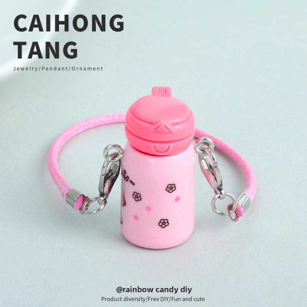 Ropa Labubu Doll Thermos Cup Model Mini Water Bottle Baby Bottle Pendant Accessories Doll Clothes Outfit Decoration