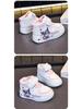 2025 Kinder High-Top Sportschuhe: Herbst/Winter Stil für Jungen, Cartoon-Leder für Mädchen, Bequeme Freizeitsneaker mit weicher Sohle