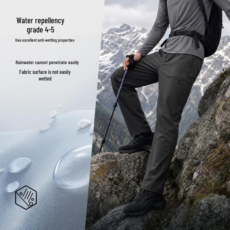 Peak Men's Winter Fleece-Lined Outdoor Hiking Pants