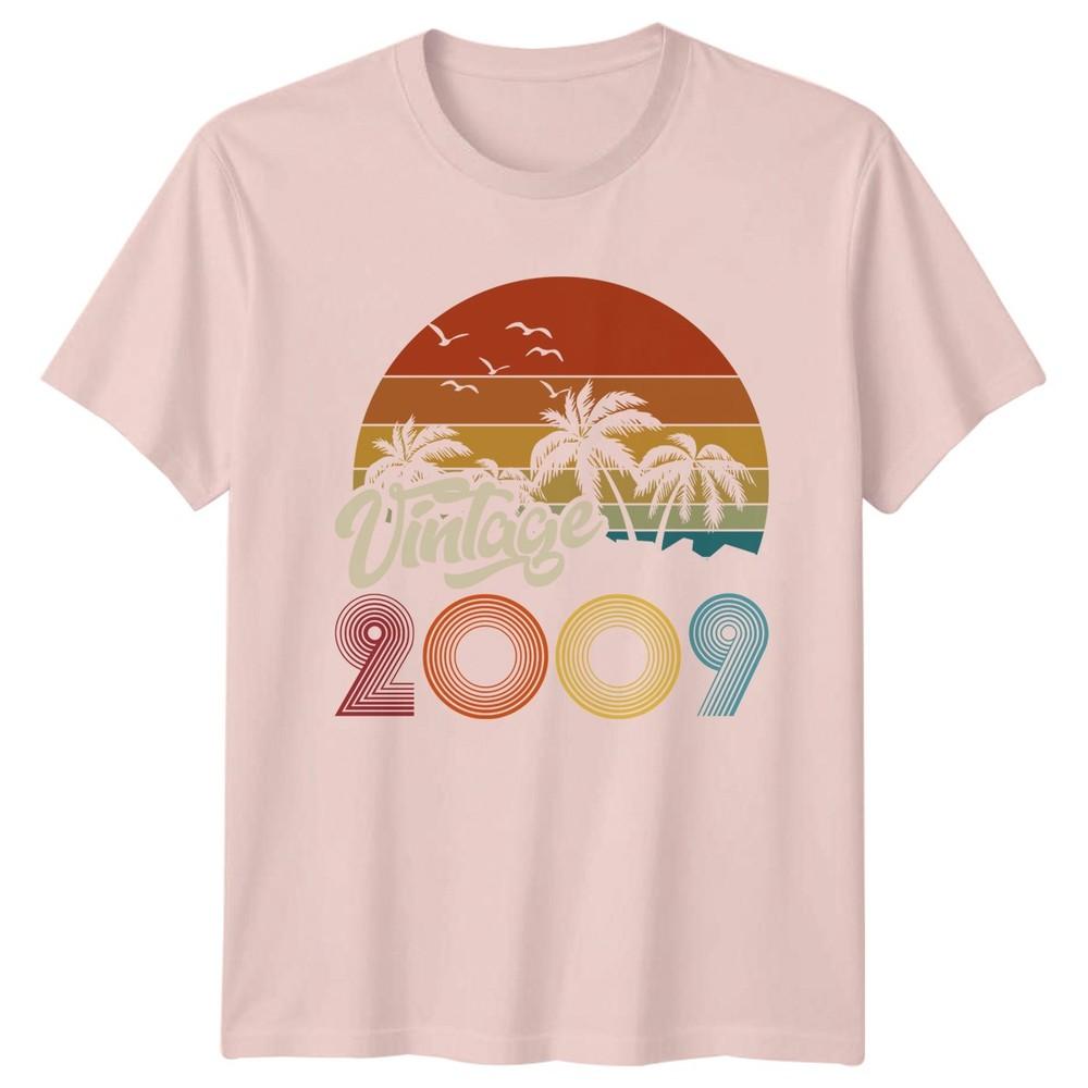 17th Birthday TShirt Vintage 2009 Birthday Party Gift Retro Tee For Unisex Unisex