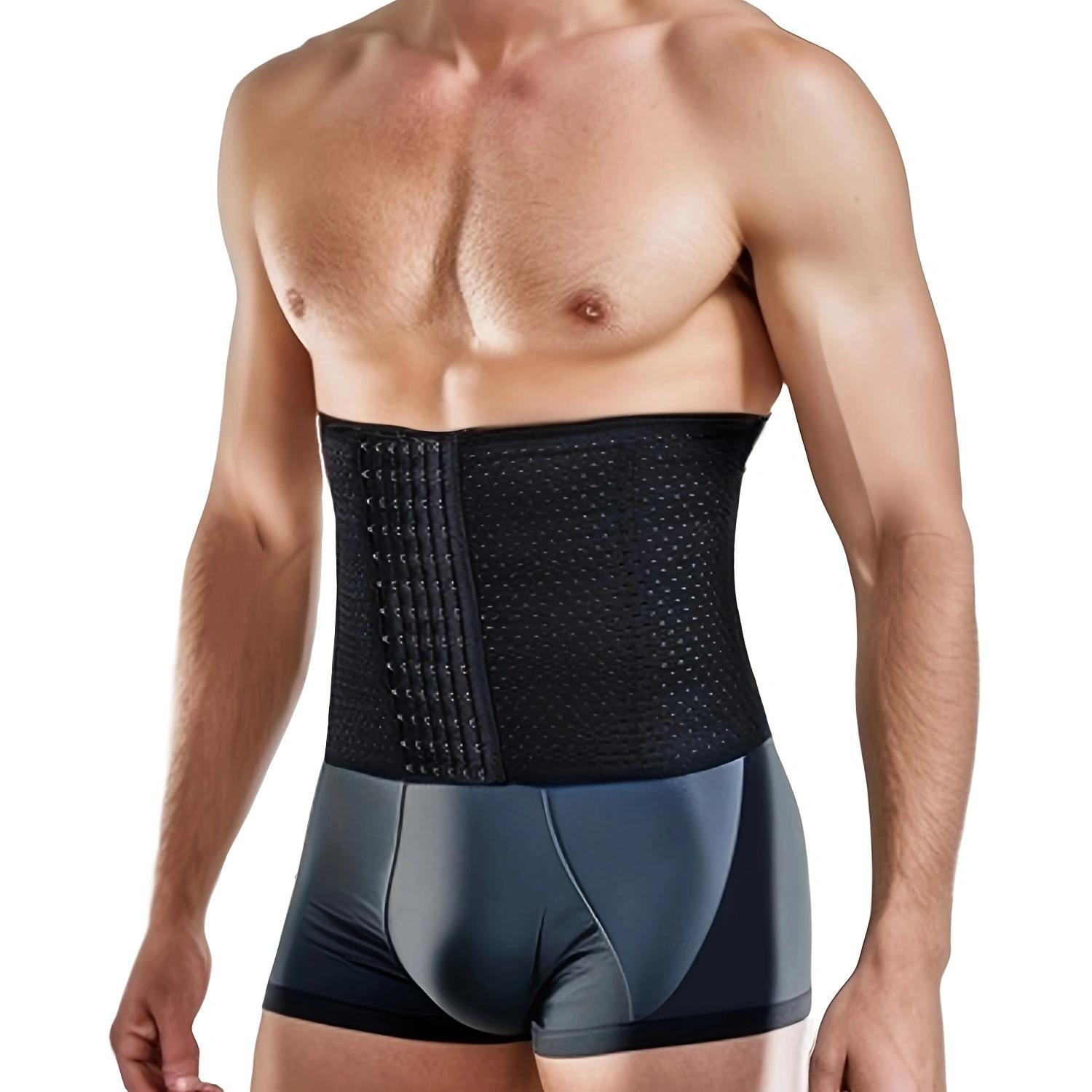 

Waist Trainer For Men Women Tummy Control Shapewear Girdle Stomach Band Fitness Fat Burner Body Shaper Belt Waist Cincher 6XL чорний