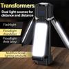 Rechargeable Outdoor Camping Light Tent Lamp Portable Foldable Flashlight Emergency Power Bank Work Floodlight