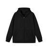 Women's Oversize Silver Fox Fur Hooded Zipper Sweatshirt, Thickened 500g for Autumn/Winter, Trendy Drop Shoulder Plus Velvet Jacket.