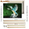 RUOPOTY With DIY Frame Animals Oil Painting DIY Painting By Numbers Modern Wall Art Canvas Picture Hand Painted Home Decor 40x50cm