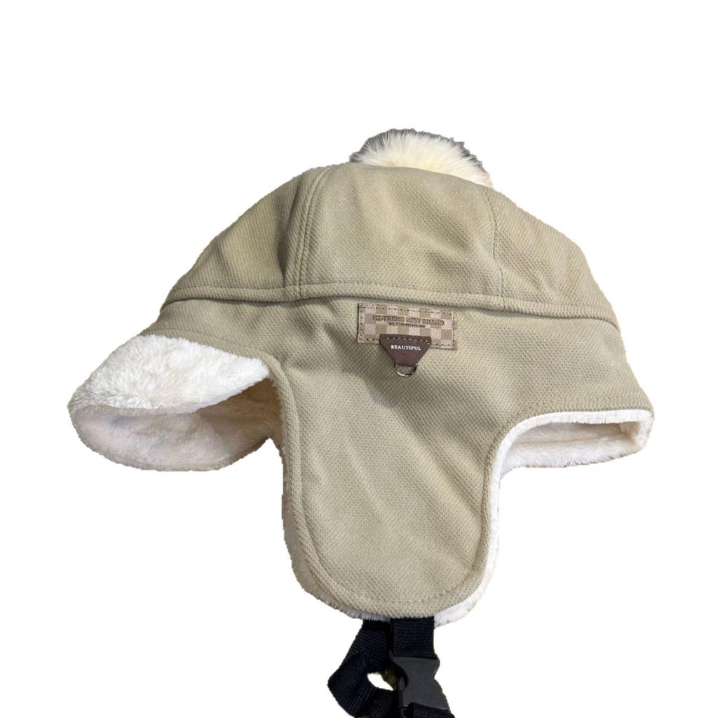 Ear Protection Hat for Women In Autumn and Winter Thickened Lei Feng Hat Cycling Cold Proof Hat Warm and Windproof Hat To Cover Ear Moisture