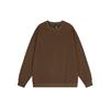 Basic Solid Color Fashionable Crew Neck Twill Sweatshirt Luxurious Relaxed-fit Versatile Unisex Long Sleeve Basic Streetwear Sweatshirt