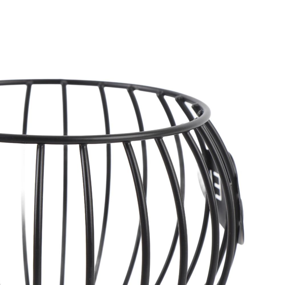 Weighted Base Coffee Pod Basket Iron Construction Coffee Pod Organizer For Home Desktop