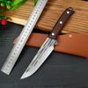 Coltello per disossare da cucina forgiato fatto a mano Coltello da pesca portatile per barbecue Mannaia per carne affilata Taglierina per verdure