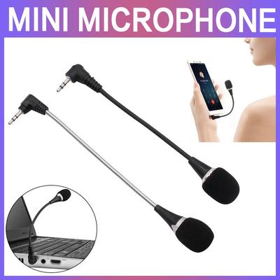 STONEGO  Laptop Microphone, Mini Metal Portable Microphone Microphone K Song Artifact