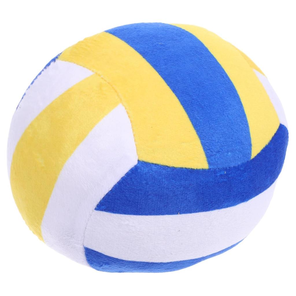Corhad Volleyball Plush Toy, Fluffy Sports Ball Pillow for Babies, Home Decor, Perfect Gift, 14cm