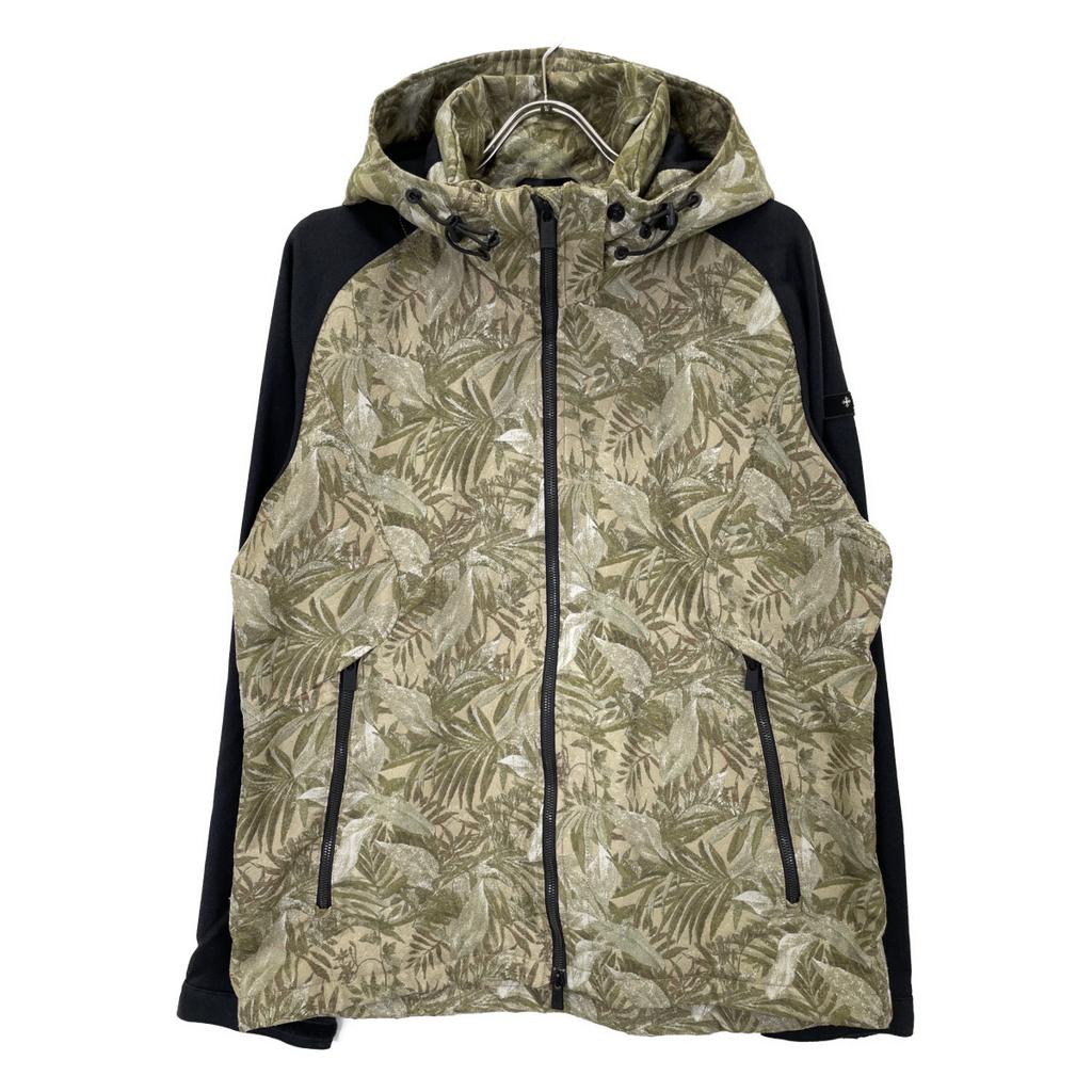 TATRAS 2016 RLINE Leaf Pattern Zip Blouson Jacket 05 Khaki X BlackUsed