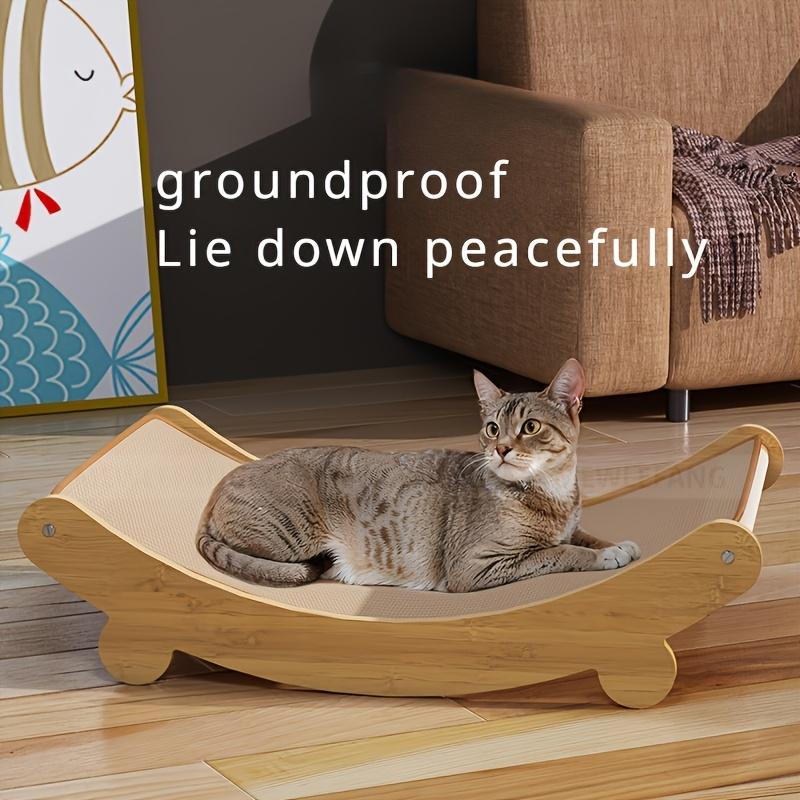 

1pcs Cat Hammock and Scratching Post Dual-function Cat Nest and Paw Pad 40*32CM коричневый