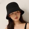 Light Cotton Linen Fisherman Hat Women's Summer Solid Color Sunscreen Hat Foldable Breathable Sun Hat