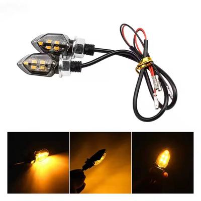 2/4pcs LED Turn Signal Light Super Bright Motorcycle Mini Universal Led Motorbike Lampe Amber Blinker LED Indicators Light