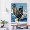 5d DIY Diamond Painting Cross Stitch Animal Eagle Diamond Embroidery Mosaic Full Round Drill Home Decor Arts
