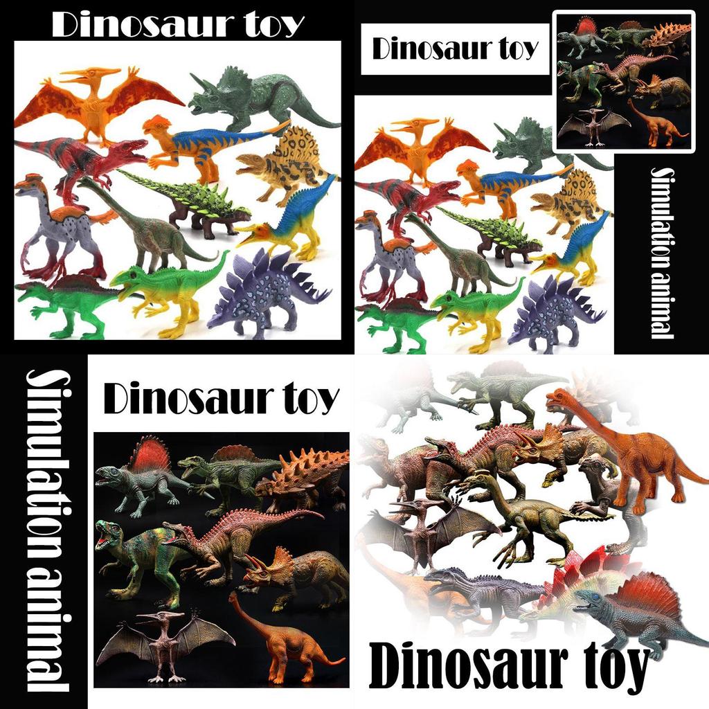 Solid Dinosaur Model Toy For Kids Ideal For Home Decor And Imaginative Play