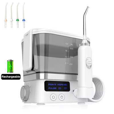 Idropulsore Filo Interdentale Filo Interdentale Irrigatore Orale con Batteria Ricaricabile 4 Ugelli Irrigatore Dentale Sbiancamento Denti Cura dei Denti