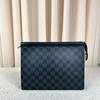 [Pre-Owned] Pochette Voyage MM 'Black Damier Graphite Canvas' - Very Good #1U47ZXB