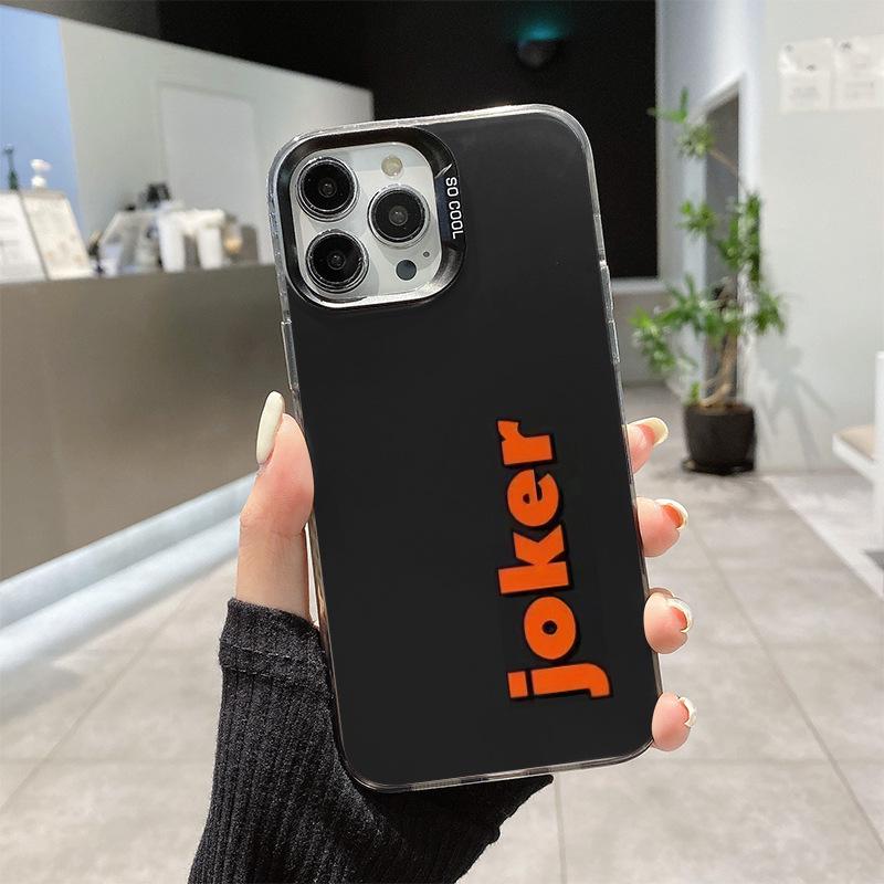 

Xue Zhiqian Style Joker Letter Case for iPhone 16 Pro Max and Apple 15 15 Pro