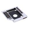 12.7mm Aluminum SATA HDD SSD Enclosure Hard Disk Drive Bay Caddy Optical DVD Adapter for Laptop