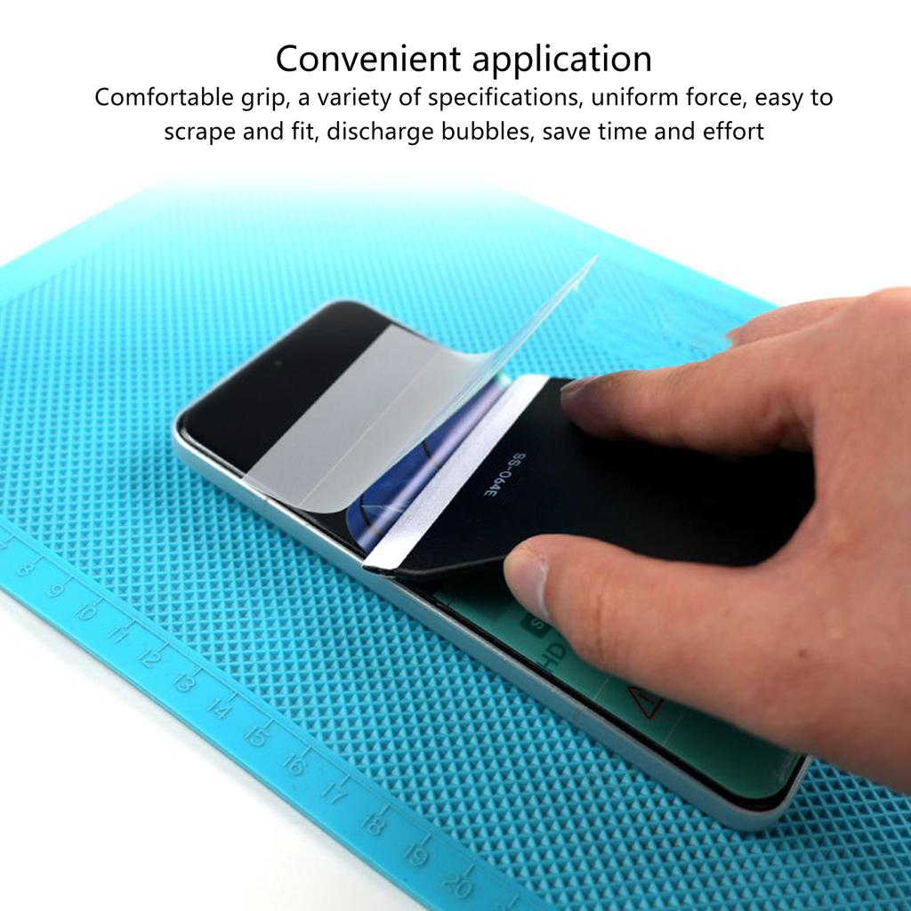 SS-064 Phone Film Scraper Universal Scratchproof Scraping Tool for Phone Computer Tablet Screen Protector Scrapers Tool