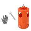 Portable Corn Cobs Sheller Machine with Gloves and Wrench High Efficiency Corn Kernel Remover Supplies