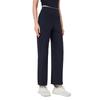 Jogginghose mit hohem Bund, bauchfrei, lockere, gerade geschnittene Sporthose für Damen, schnelltrocknende, dünne Lauf- und Fitnesshose mit Taschen, Yogahose