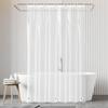 1PC 181x181cm Waterproof Shower Curtain Lightweight Plastic Mildew Resistant Bathroom Curtain for Bathtub Bath Curtain