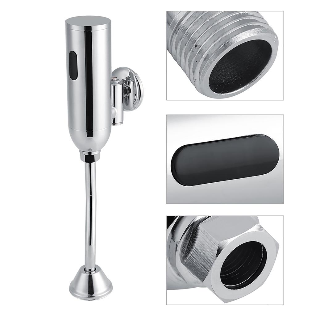 ZK40 Brass Wall Mounted Bathroom Infrared Intelligent Automatic Sensor Toilet Urinal Flush Valve