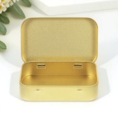 6pcs Flip Top Storage Box Rectangular Tinplate Can Candy Gift Case For Sweets Snacks Jewelry Party Favor Container