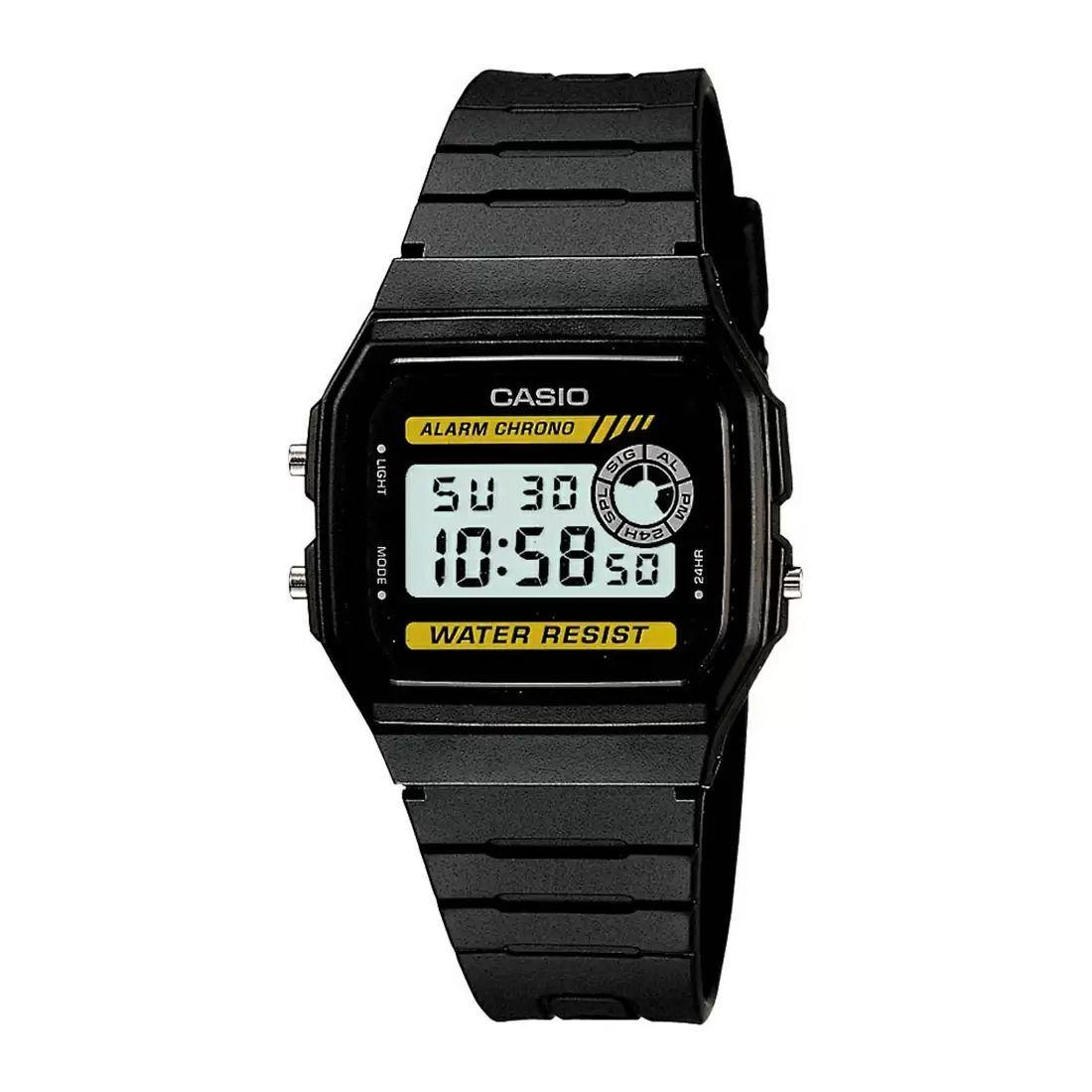

Цифровые черные унисекс часы, Black Digital Unisex Watch, Casio