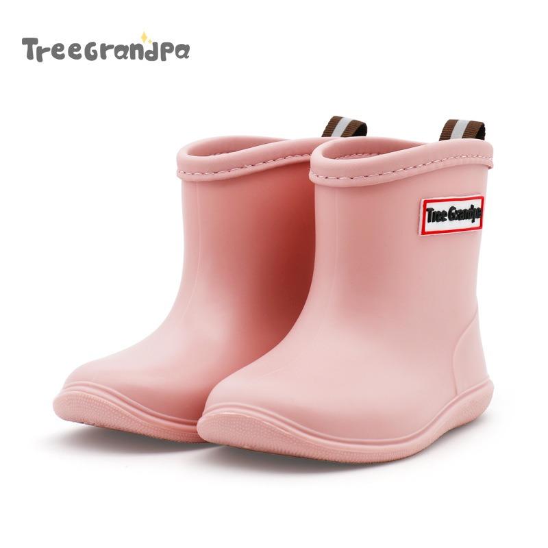 Children's Lightweight Mid Length Rain Boots for Boys and Girls