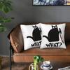 Cat What Murderous Black Cat With Knife 2 Pcs Square Pillowcase Pillow Cover Cushion Throw Pillow For Home Bedroom