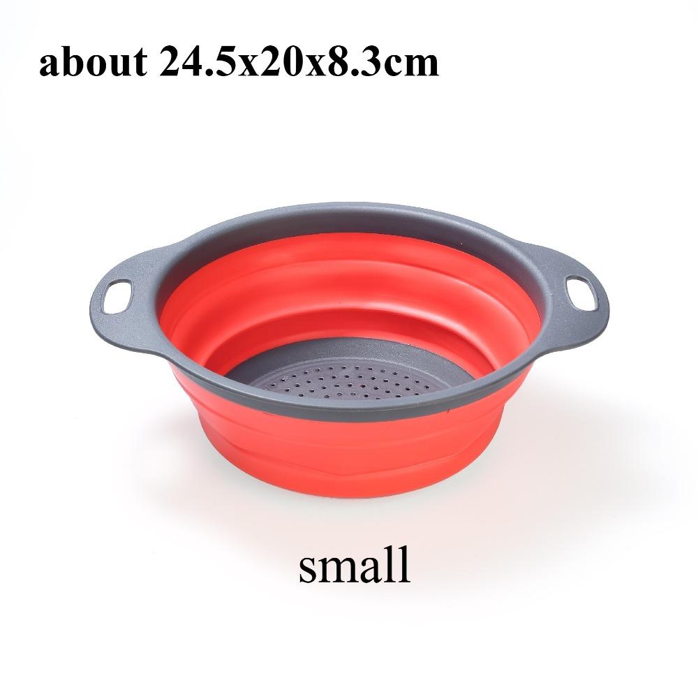 

Collapsible Rectangular Silicone Drain Basket Retractable Water Filter Basket Household Fruit and Vegetable Filter Basket