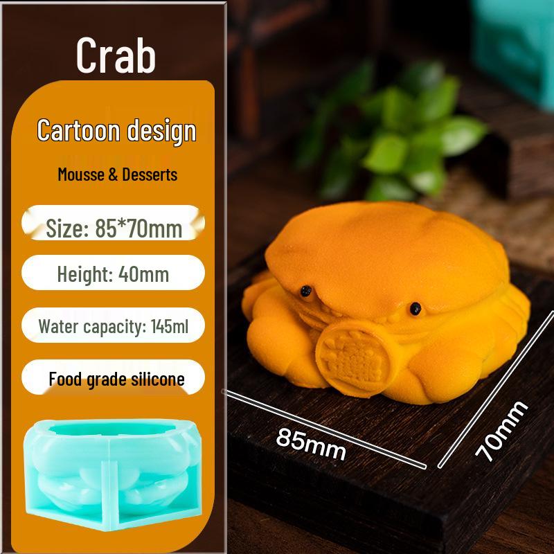 In-Stock Silicone Sheep Mousse Mold - 3D Cartoon, Food-Grade, Cute & Creative Design