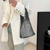 Hohle Netztasche Umhängetasche Großes Fassungsvermögen Mode Neue Achselhandtasche Einfache Umhängetasche