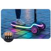 Three-Wheeled Scooter for Children Balancing LED Ricokids Leddi - Black-Pink