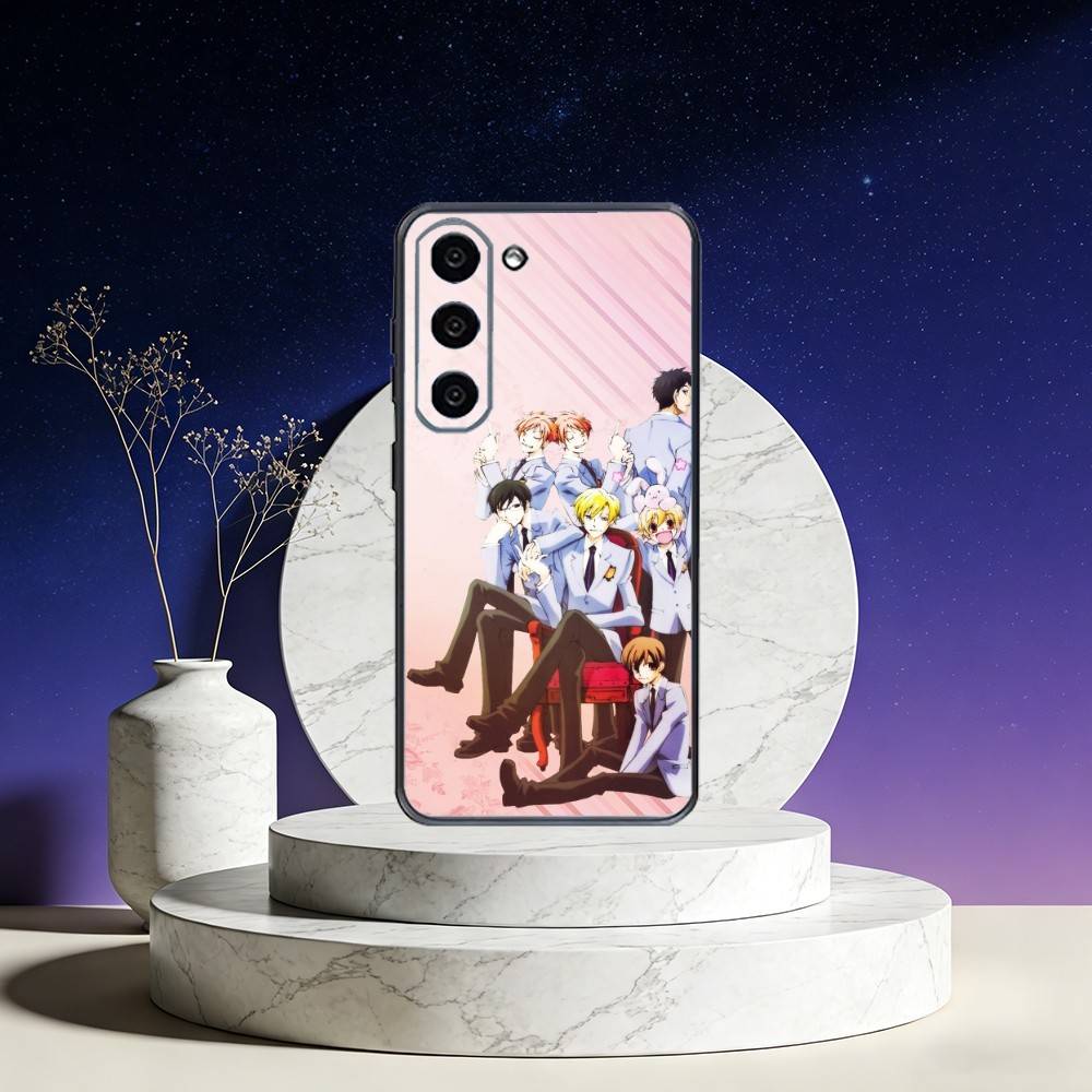 O-Ouran High School Host Club Phone Case For Samsung Galaxy A73,A72,A71,A70,A53,A52,A51,Others Soft Black Cover