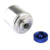 Racing Power Steering Fluid Reservoir Tank with Clamps Aluminium Alloy Fuel Cell Surge Tank Power Steering Oil Catch Can Tank