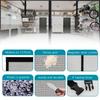 Magnetic Door Screen Summer Magnetic Curtain Screen 16X7FT Magnetic Garage Screen Doors Mosquito Net Custom for Patios Balcony