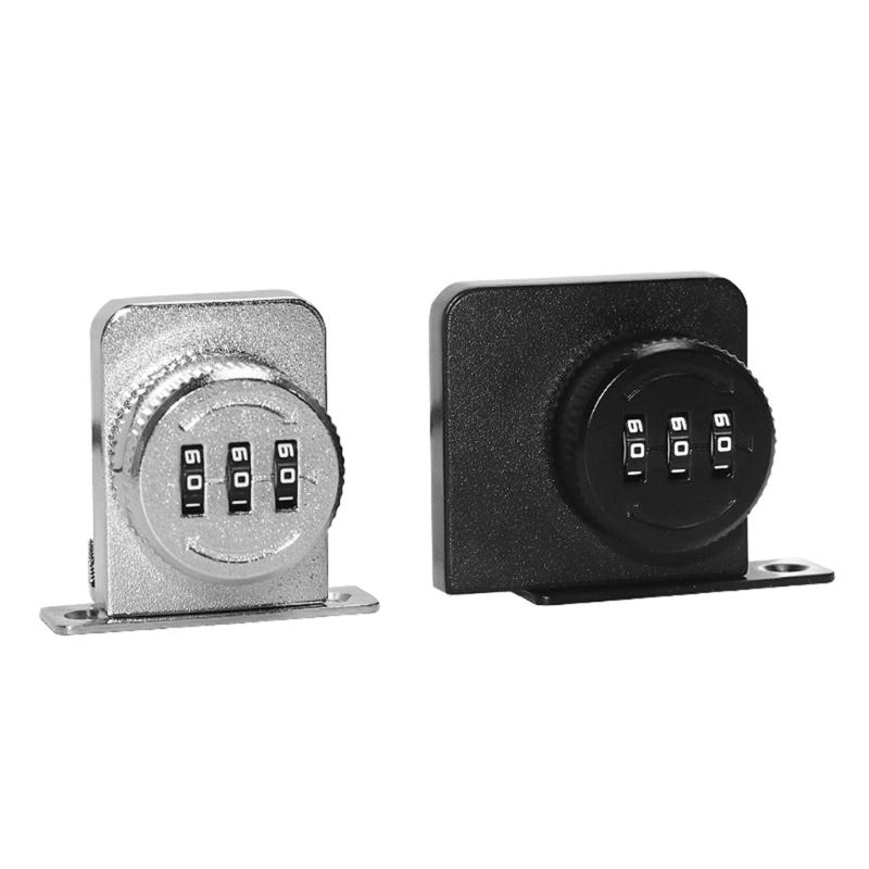 3Digit Combination Cabinet Lock Mechanical Password Lock for Drawer, Cabinet